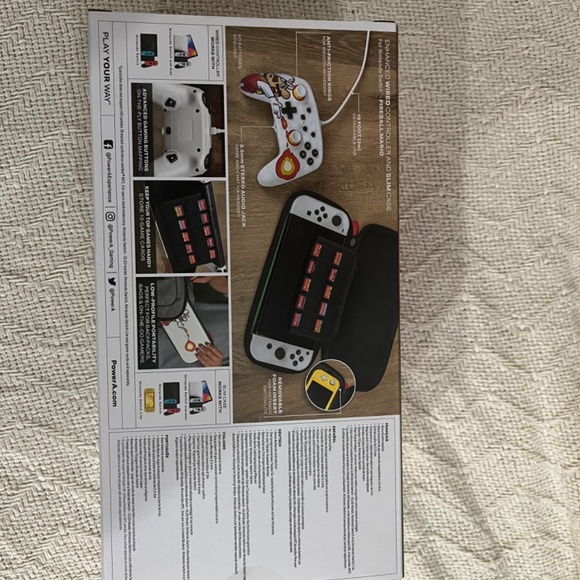 PowerA Nintendo Switch Super Mario Wired Controller With Slim Case - Picture 4 of 4